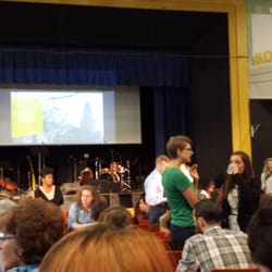Trinity Grace Church - A few minutes to chat during Sunday service. Everyone's so chatty :)