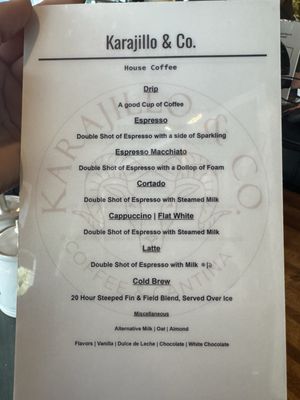 Menu photo 2 Karajillo & Co Reno, NV Menu photo 2 Karajillo & Co Reno, NV