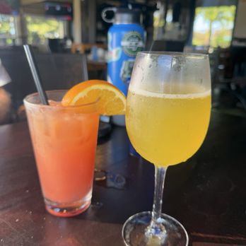 Kalapaki Joes - Tequila sunrise and passion fruit mimosa - Seafood Near Me - Poipu, Hawaii Kalapaki Joes - Tequila sunrise and passion fruit mimosa - Seafood Near Me - Poipu, Hawaii