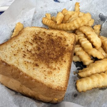 Steven's Gap Restaurant - Grilled cheese with fries (it's buttered with a gross oil) - American Near Me - Broken Bow, Oklahoma Steven's Gap Restaurant - Grilled cheese with fries (it's buttered with a gross oil) - American Near Me - Broken Bow, Oklahoma