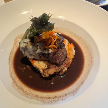 SO Restaurant-Bar - Steak Mashed potatoes Grilled Asparagus - New American Near Me - Little Rock, Arkansas