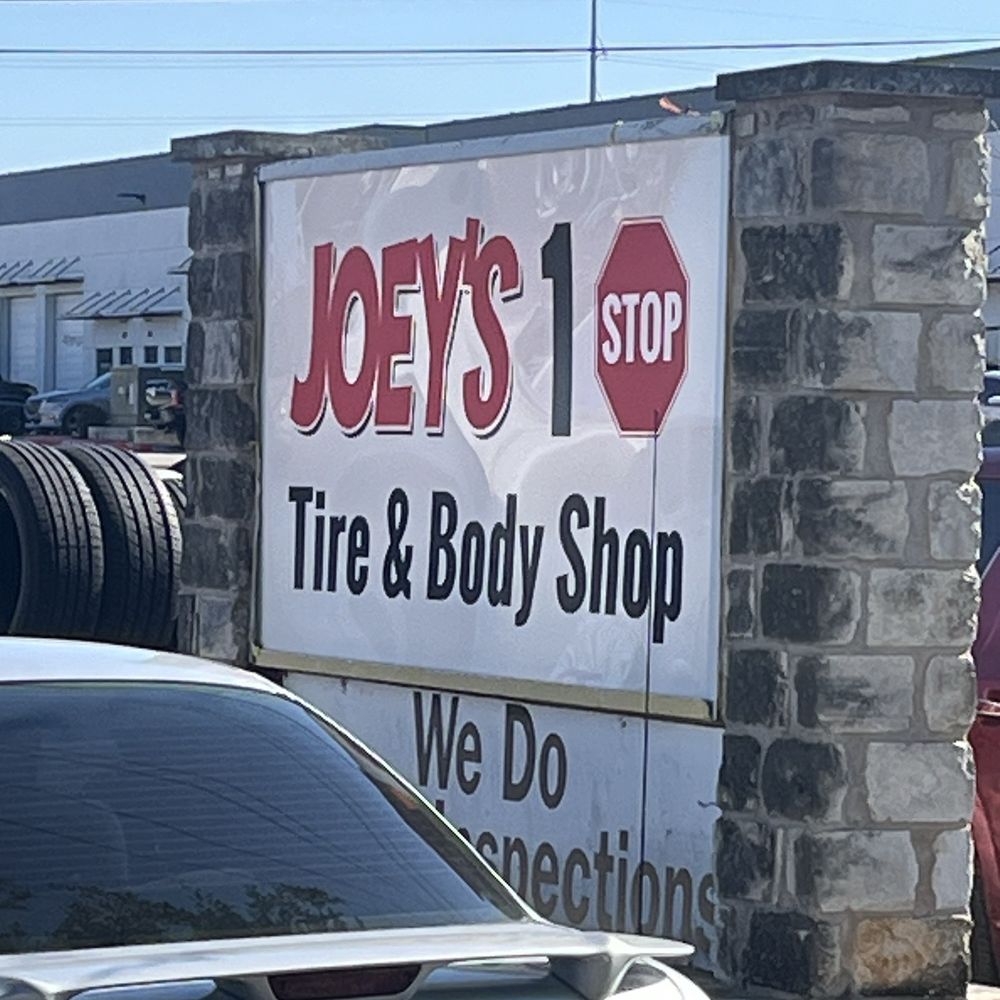 Joey's 1 Stop Tire - The sign on 183. - Tires Near Me - Cedar Park, Texas Joey's 1 Stop Tire - The sign on 183. - Tires Near Me - Cedar Park, Texas