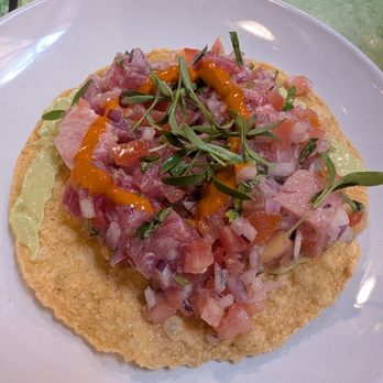 Holbox - Tostada de atun - Latin American Near Me - Los Angeles, California Holbox - Tostada de atun - Latin American Near Me - Los Angeles, California