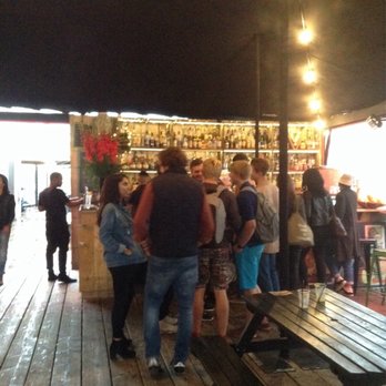 Boxpark Shoreditch - Where there's booze, there's a crowd. - Shopping Centers Near Me - London, XGL Boxpark Shoreditch - Where there's booze, there's a crowd. - Shopping Centers Near Me - London, XGL