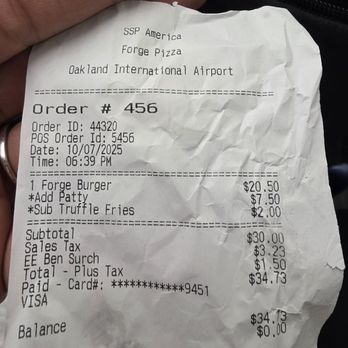 Forge Pizza - We asked for extra patty but we didn't even get it. - Pizza Near Me - Oakland, California
