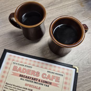 Baders Cafe - Coffee at Baders - Breakfast & Brunch Near Me - Albert Lea, Minnesota