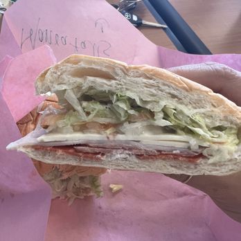Ohana Sub Aiea - Manoa falls: pepperoni, Turkey and salami with pepper jack cheese, lettuce, tomato (onion was forgotten) - Sandwiches Near Me - Aiea, Hawaii Ohana Sub Aiea - Manoa falls: pepperoni, Turkey and salami with pepper jack cheese, lettuce, tomato (onion was forgotten) - Sandwiches Near Me - Aiea, Hawaii