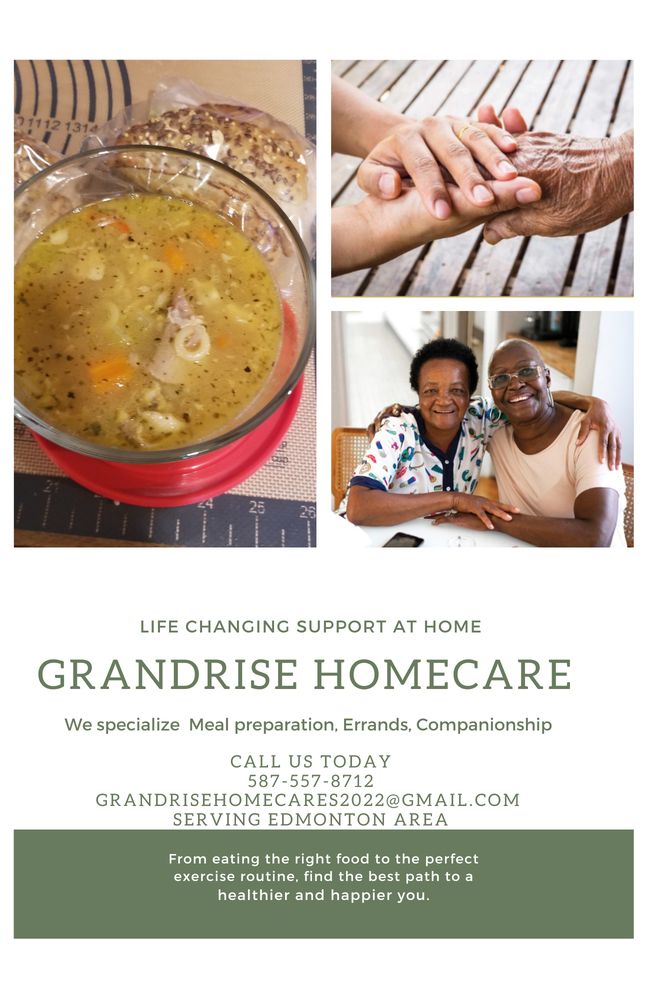 GRANDRISE HOMECARE Updated September 2024 Edmonton, Alberta Home