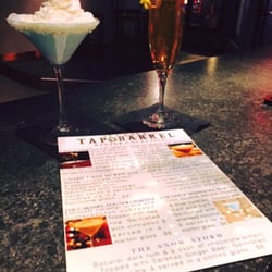 Spa City Tap & Barrel - Check out the "Coconut Snowball Martini" or "The Forbidden Apple"!