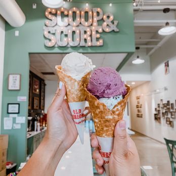 Scoop and Score - 2 Scoops (Medium) + Homemade Waffle Cone - Coffee & Tea Near Me - Cedar Park, Texas