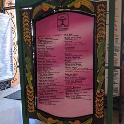 Tepoznieves - Menu