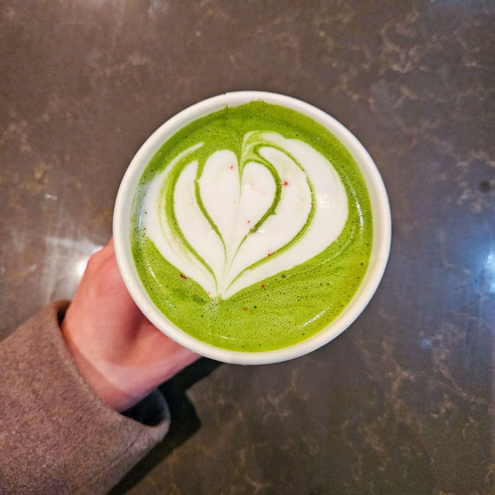 Forget Me Not Coffee - Peppermint Matcha latte - Cafes Near Me - Toronto, Ontario Forget Me Not Coffee - Peppermint Matcha latte - Cafes Near Me - Toronto, Ontario