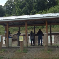 Shooting Range - State Game Land 203 - This is for the handgun area. The 25 yard shooting area has 8 stands. The 50 yard is right next to it.