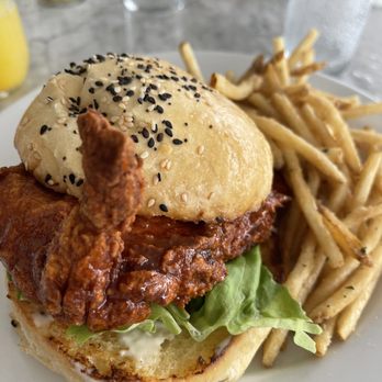 Hank's - Spicy Chicken Sandwhich - Coffee & Tea Near Me - Austin, Texas Hank's - Spicy Chicken Sandwhich - Coffee & Tea Near Me - Austin, Texas