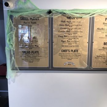 La Taqueria - Menu on the wall... pretty straightforward - Tacos Near Me - Greenwich, Connecticut La Taqueria - Menu on the wall... pretty straightforward - Tacos Near Me - Greenwich, Connecticut