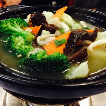 Golden Sand Harbor - Healthy vegetable soup in clay pot. - Dim Sum Near Me - Dublin, California Golden Sand Harbor - Healthy vegetable soup in clay pot. - Dim Sum Near Me - Dublin, California