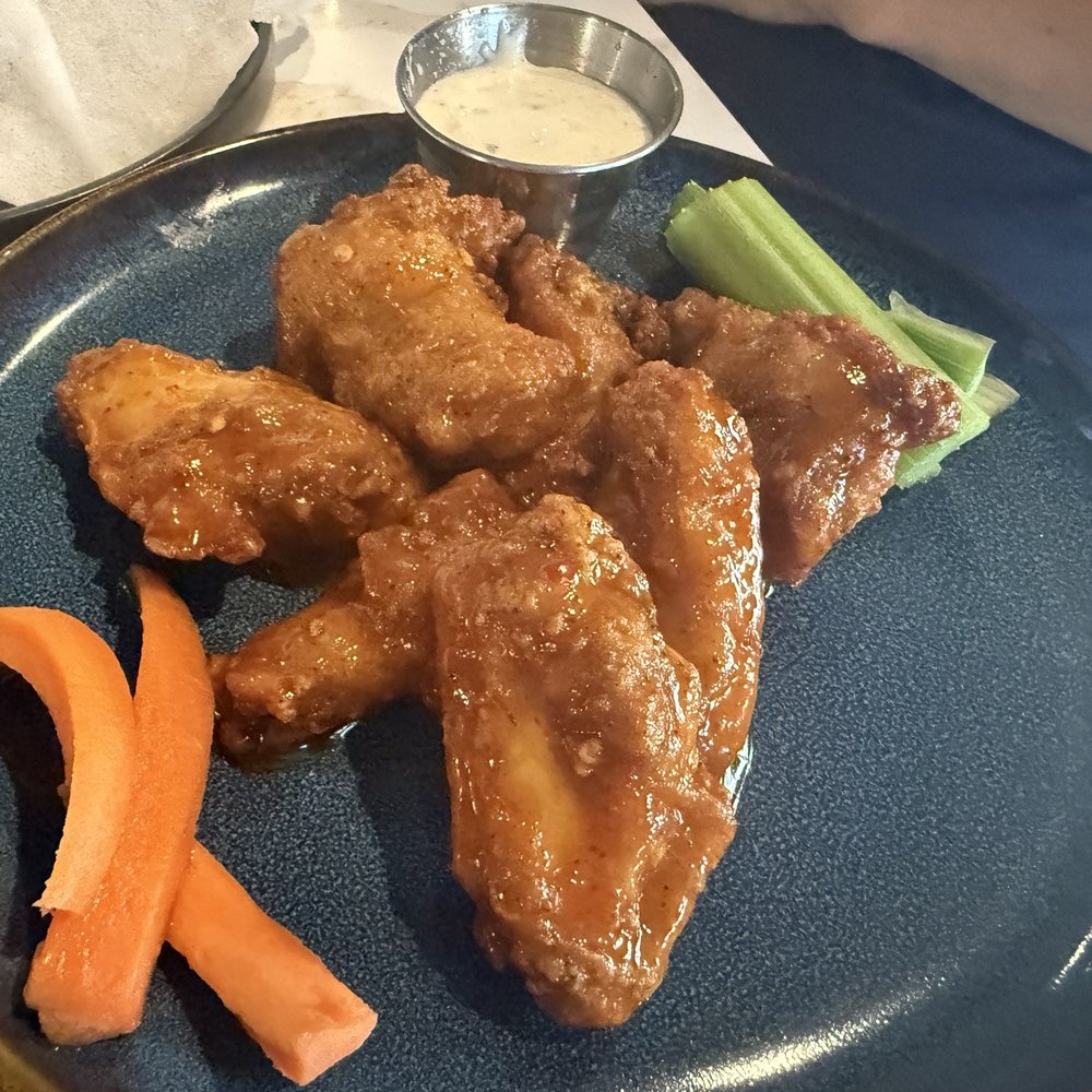 Woo Bar & Kitchen - Mango habanero chicken wings - Asian Fusion Near Me - Seattle, Washington