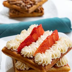 People’s Waffle - Strawberries n' Cream goodness
