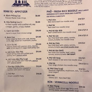 Turtle Tower - Menu - Vietnamese Near Me - San Francisco, California