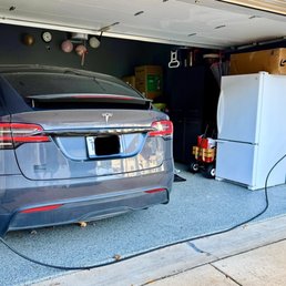 Mejia helped me install the Tesla wall charger. Mejia helped me install the Tesla wall charger.