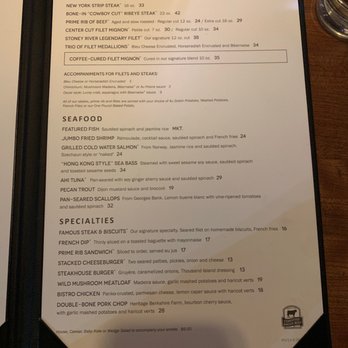 Stoney River - Menu Pg. 2 - Steakhouses Near Me - Troy, Michigan