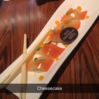 Morimoto - Cheesecake mouse with mango and passion fruit - Japanese Near Me - Las Vegas, Nevada