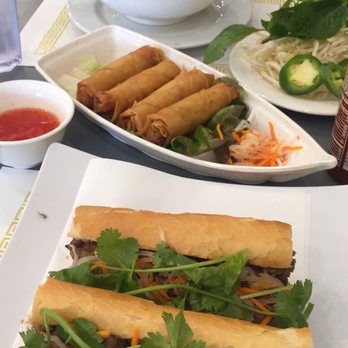 Viet Phomula - N2. Special Pho & S2. Grilled Beef Sandwich Banh Mi & A4. Vegetarian Egg Rolls - Vietnamese Near Me - Monrovia, California Viet Phomula - N2. Special Pho & S2. Grilled Beef Sandwich Banh Mi & A4. Vegetarian Egg Rolls - Vietnamese Near Me - Monrovia, California