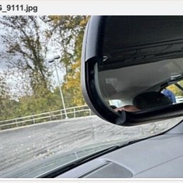 Edgewater Mister Car Wash broke my rear view mirror casing