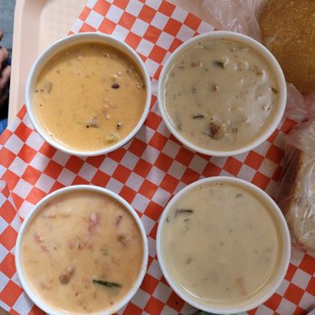 Pike Place Chowder - seafood, smoked salmon, new england and seared scallop - Seafood Near Me - Seattle, Washington