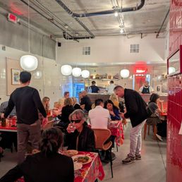 Small indoor space but very busy!