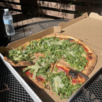 La Placa Family Bakery - San Daniele pizza w/red onions... OMG what an amazing surprise, so delicious!! - Gelato Near Me - Ben Lomond, California