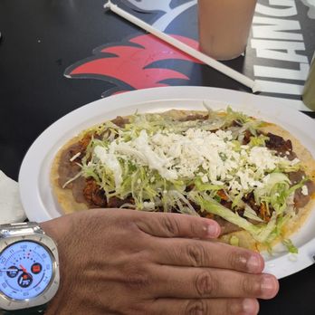 Sabor Chilango - Huarache de chicharron prensado - Mexican Near Me - Anaheim, California Sabor Chilango - Huarache de chicharron prensado - Mexican Near Me - Anaheim, California