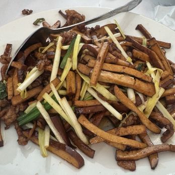 Little Shanghai Restaurant - Fried shredded smoked tofu 2/22/26 - Shanghainese Near Me - San Mateo, California