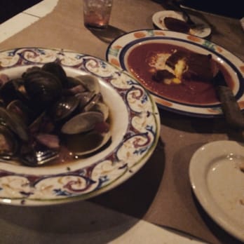 Painters' Restaurant - Dozen steamed littleneck clams in a jalapeño lime tequila broth! There was more to it just forgot the full details. - New American Near Me - Brookhaven, New York Painters' Restaurant - Dozen steamed littleneck clams in a jalapeño lime tequila broth! There was more to it just forgot the full details. - New American Near Me - Brookhaven, New York