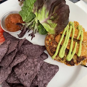 Morning Glory Cafe - Hemp burger with tempeh - Breakfast & Brunch Near Me - Flagstaff, Arizona