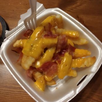 Burger Boy - Cheesy loaded fries with salt and pepper seasoned bacon. - Burgers Near Me - San Antonio, Texas Burger Boy - Cheesy loaded fries with salt and pepper seasoned bacon. - Burgers Near Me - San Antonio, Texas