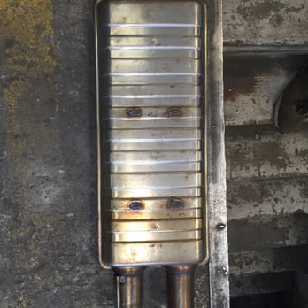 Ed Hanson's Muffler Service - This was the stock resonator that was removed from my Mustang GT - Auto Repair Near Me - Spring Valley, California Ed Hanson's Muffler Service - This was the stock resonator that was removed from my Mustang GT - Auto Repair Near Me - Spring Valley, California