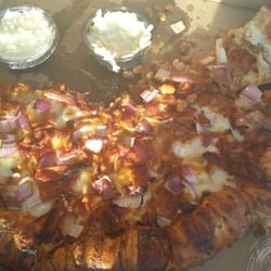 Pulled pork pizza