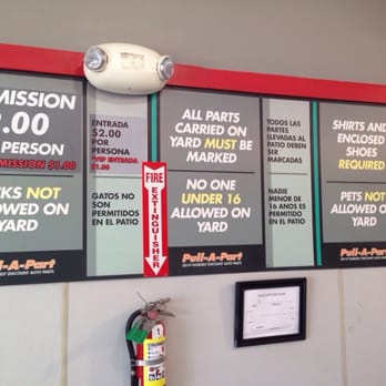 Pull-A-Part - The rules in short - Auto Parts & Supplies Near Me - Harvey, Louisiana