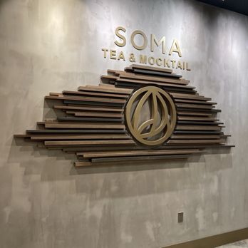 SOMA Tea & Mocktail - Inside sign - Bubble Tea Near Me - Irvine, California SOMA Tea & Mocktail - Inside sign - Bubble Tea Near Me - Irvine, California