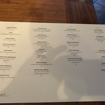 Redbird - Menu 7/3/17 - New American Near Me - Los Angeles, California Redbird - Menu 7/3/17 - New American Near Me - Los Angeles, California