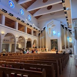 Mary Queen of the Universe - Inside the church
