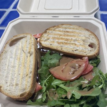 La Grignote - Mediterranean panini with side salad - Bakeries Near Me - Key West, Florida