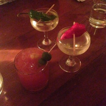 South Edison - Martinis with custom garnish and Bloody Mary. All delish!! - Seafood Near Me - Montauk, New York South Edison - Martinis with custom garnish and Bloody Mary. All delish!! - Seafood Near Me - Montauk, New York