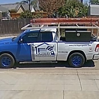 Cristo's Garage Door - Cristo's Work Truck - Garage Door Services Near Me - Fresno, California