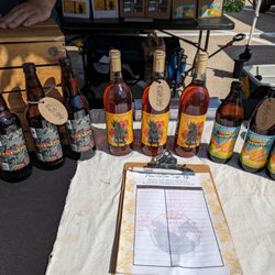 Carrollton Farmer's Market - Fox & Raven Mead. The Tropical Snowstorm was amazing!!