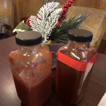Pig N Pig - House BBQ sauces. Regular and spicy. - Barbeque Near Me - Fullerton, California Pig N Pig - House BBQ sauces. Regular and spicy. - Barbeque Near Me - Fullerton, California