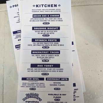 Parlor Doughnuts - Kitchen menu - Donuts Near Me - Oceanside, California Parlor Doughnuts - Kitchen menu - Donuts Near Me - Oceanside, California
