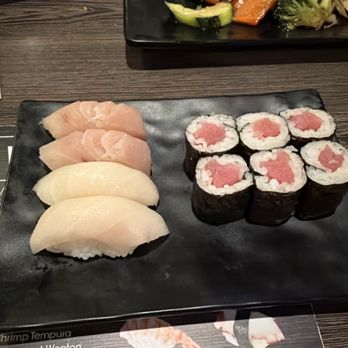 See Wee Roll - Yellowtail, white tuna, and tuna roll - Japanese Near Me - Biloxi, Mississippi