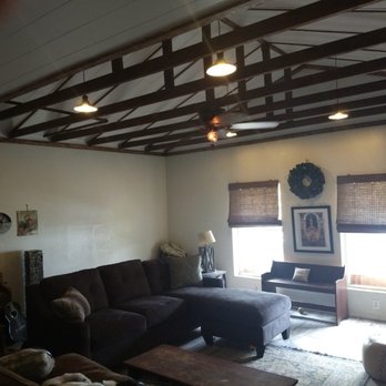 Inside Out Construction - Took out ugly popcorn ceiling and added shiplap! - General Contractors Near Me